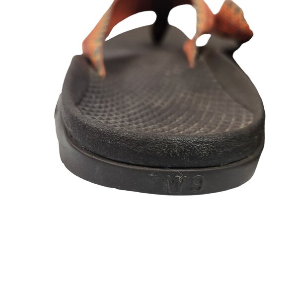 Women's Chaco Flip Flops Size W9 Vibram Soles Durable Comfortable Footwear - Picture 8 of 9